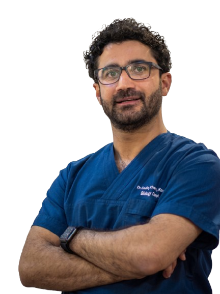 Aesthetic physician in a refined clinic setting